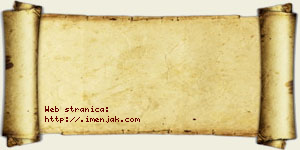 Isidora Stajčić vizit kartica